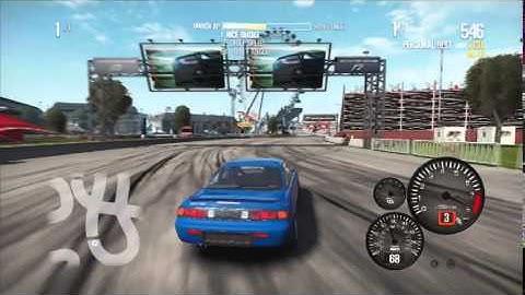 Need for Speed Shift 2 Unleashed Nissan 200sx S14 Drifting + Turbo flutter/chatter.