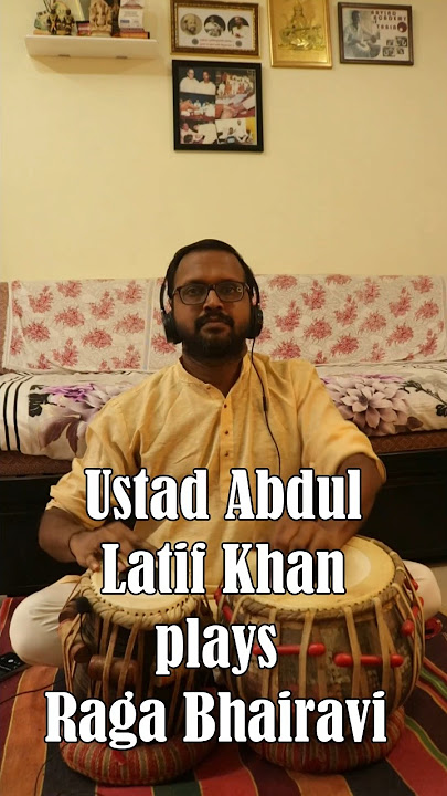 Trailer | Ustad Abdul Latif Khan plays Raga Bhairavi (Tabla cover by Arvind Sukhathankar)