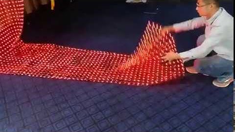 Soft mesh LED screen:light weight,soft,flexible