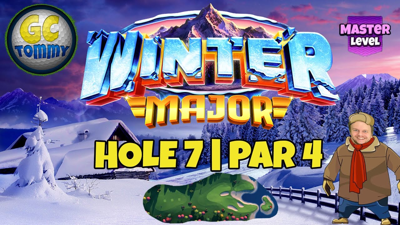 Master, QR Hole 7 - Par 4, EAGLE - Winter Major 2024 Tournament, *Golf Clash Guide*