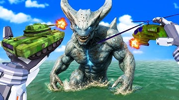 I Used Military Powers to fight Kaiju Monsters in VR