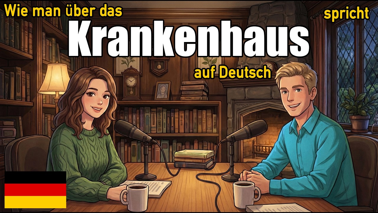 Wie man über das Krankenhaus auf Deutsch spricht | Tägliche deutsche Konversationspraxis