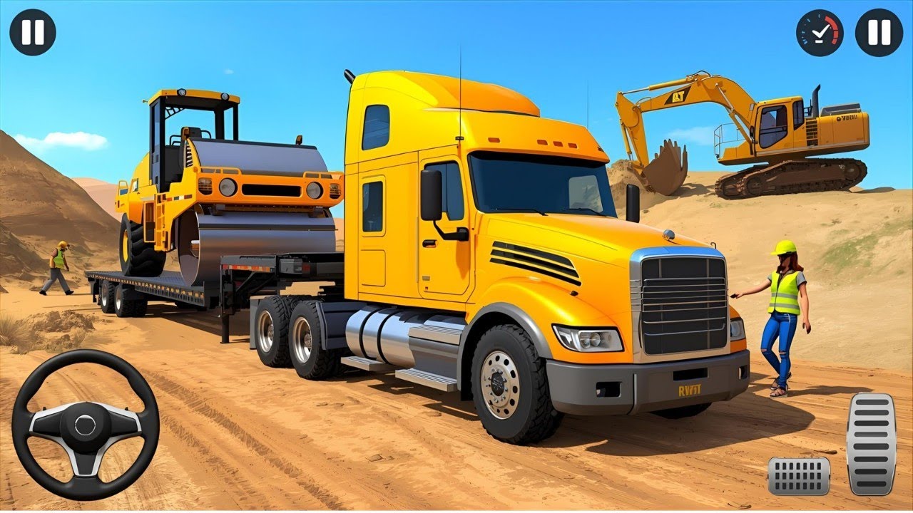 New Road Construction Simulator 2025 🚧 | Road Roller & Asphalt Paving | Android Gameplay 3D