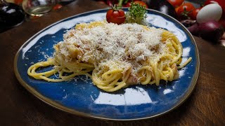 Рецепт пасты Карбонара/Pasta Carbonara recipe
