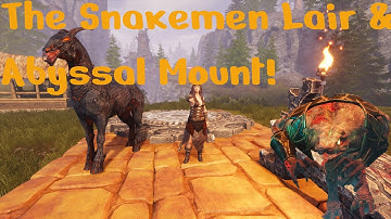 Conan Exiles | Age Of Sorcery 4K | EP13 Snakemen Lair and Abyssal Mount!