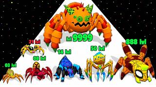 🕷️ Insect Evolution Spider Runner ⚡ Max Level Insect Upgrade Gameplay New Update 3D screenshot 1