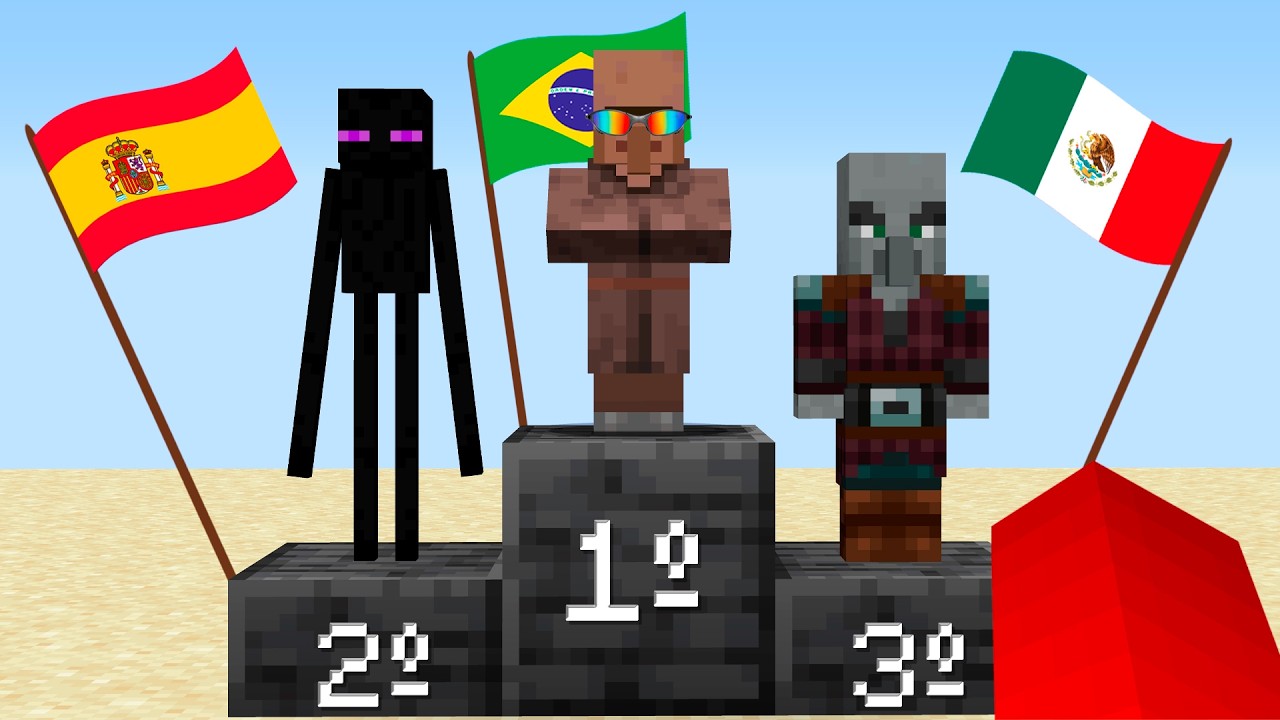 Último MOB VIVO ganha a COPA DO MUNDO no Minecraft