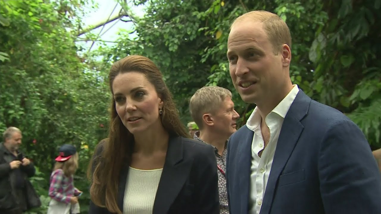 Kate and William surprise visitors at Cornwall's Eden Project