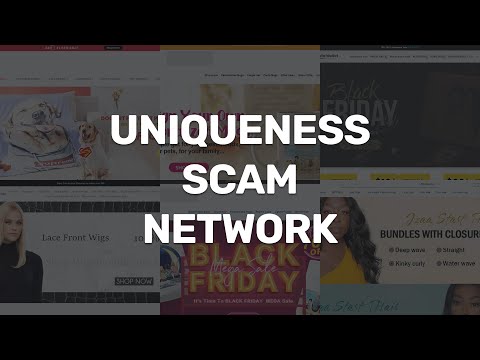 Uniqueness Scam Network » Fake Website Buster