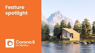 Chaos Corona 8 for 3ds Max - Control the distribution of grass, trees, and more with Chaos Scatter. @ChaosCorona