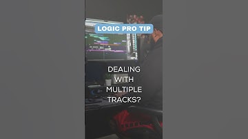 How to easily group tracks in Logic Pro X