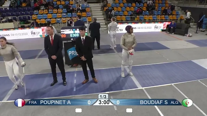 Orleans Grand Prix 2022 SWS - L32 - Anne Poupinet FRA v Saoussen Boudiaf ALG