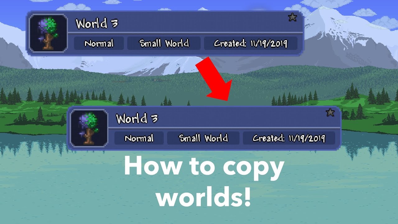 How to copy a Terraria world