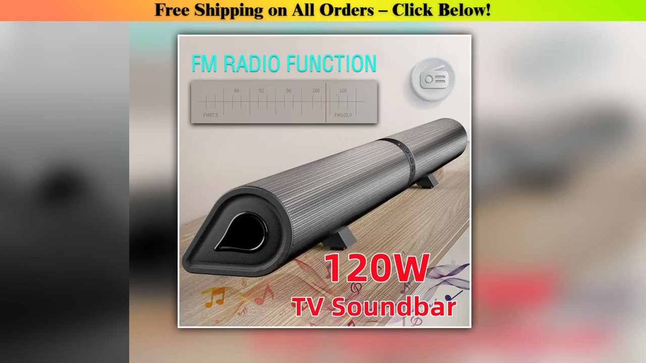 BS-56 High Power TV Computer Echo Wall Bluetooth Speaker Multifunctional HIFI Subwoofer AUX Light