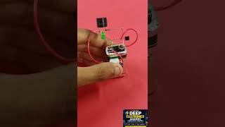 Simple LED &amp; Buzzer Circuit Using BC547 Transistor 💡🔋 #shorts #electronics
