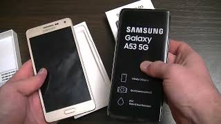 Распаковка Samsung Galaxy А53 5G