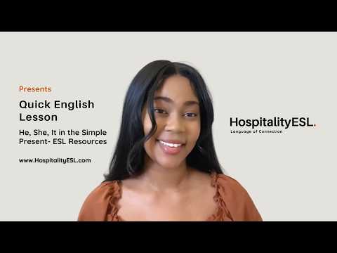 He, She, It in the Simple Present | English Foundations for Creole Speakers
