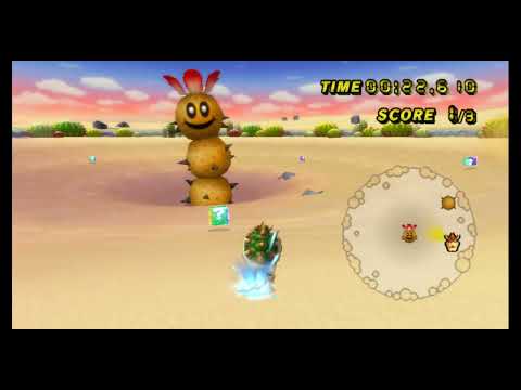 Mario Kart Wii Tournament Museum - Thwomp Desert Boss Battle