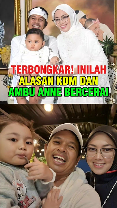 TERBONGKAR! INILAH ALASAN KANG DEDI MULYADI DAN ANNE RATNA MUSTIKA BERCERAI
