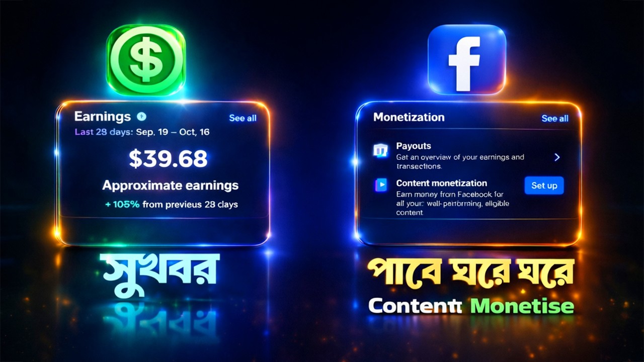 সুখবর🤩খুব সহজেই Content Monetization🤑Facebook Content Monetization Kivabe Pabo | Ami Rony
