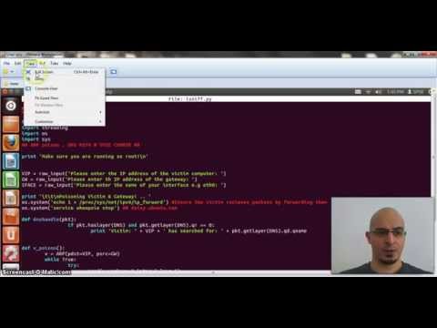 Python ARP MITM demo