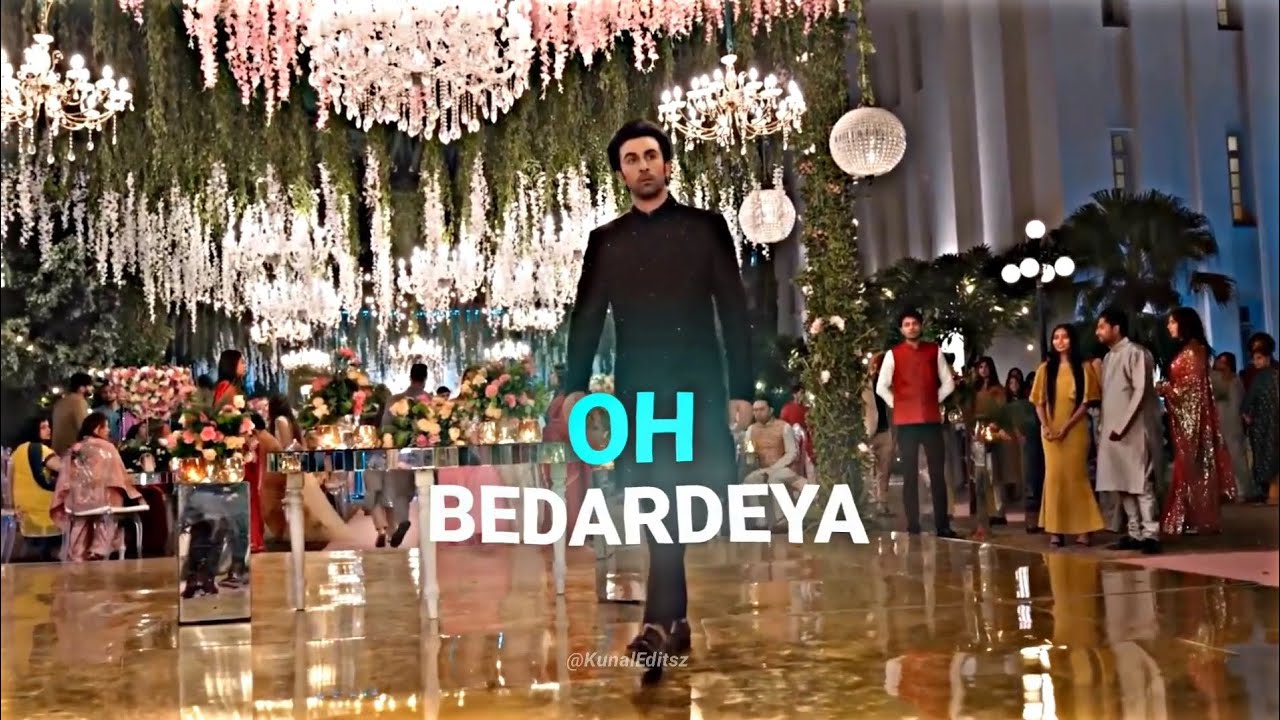 O Bedardeya 🥀 | Lyric Vedio