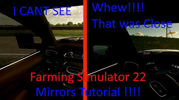 Farming Simulator 22 Modding Tutorial Giants Editor Creating/Fixing  Mirrors  !!!!!!!!!!