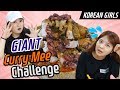 Let's finish the biggest Curry Mee in KL! l Korean girls challenge