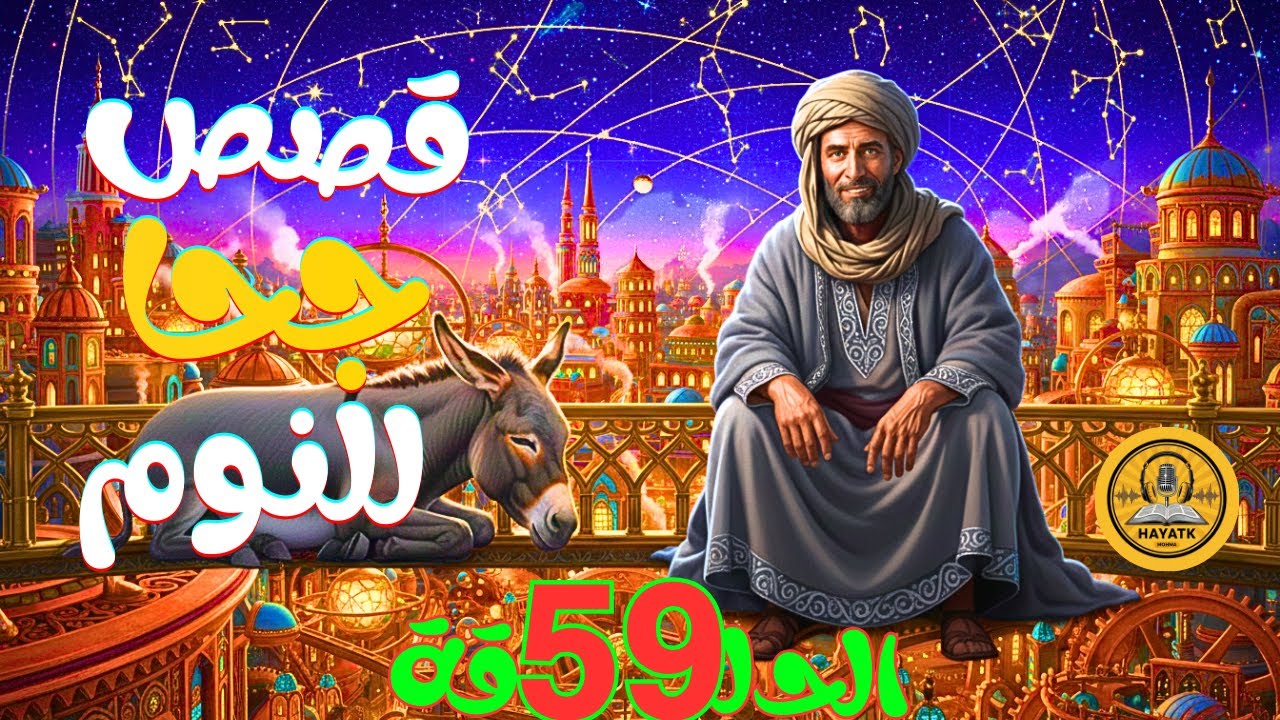 قصص جحا قبل النوم | عبرة وابتسامة في كل حكاية 🌙😄