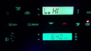 X300 XJR 1995 Jaguar Clock Repair