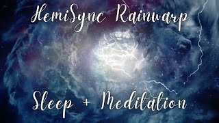 Hemi Sync with rain for powerful sleep and meditation