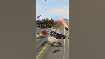 Realistic Highway Car Crashes #93