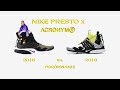 NIKE PRESTO x ACRONYM 2016 vs. 2018 - PORÓWNANIE