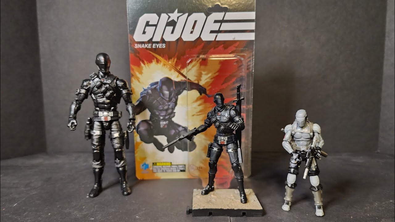 Hiya Toys Exquisite Mini GIJoe Snake Eyes YouTube