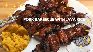 PORK BARBECUE WITH JAVA RICE RECIPE