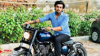 Royal Enfield Modified | bike modification | Into Harley davidson I Bobber style | Vampvideo |