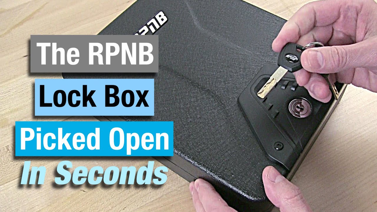RPNB Lock Box Picked Open In Seconds YouTube