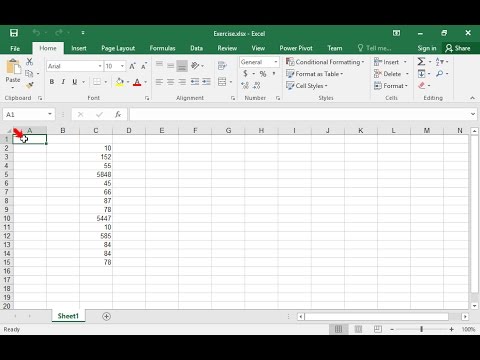 Use the SUM function to calculate the sum of a named range (Excel 2016)