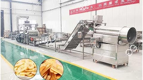 Video of Making Banana Chips|Plantain Chips Processing Machine @gelgoog.com