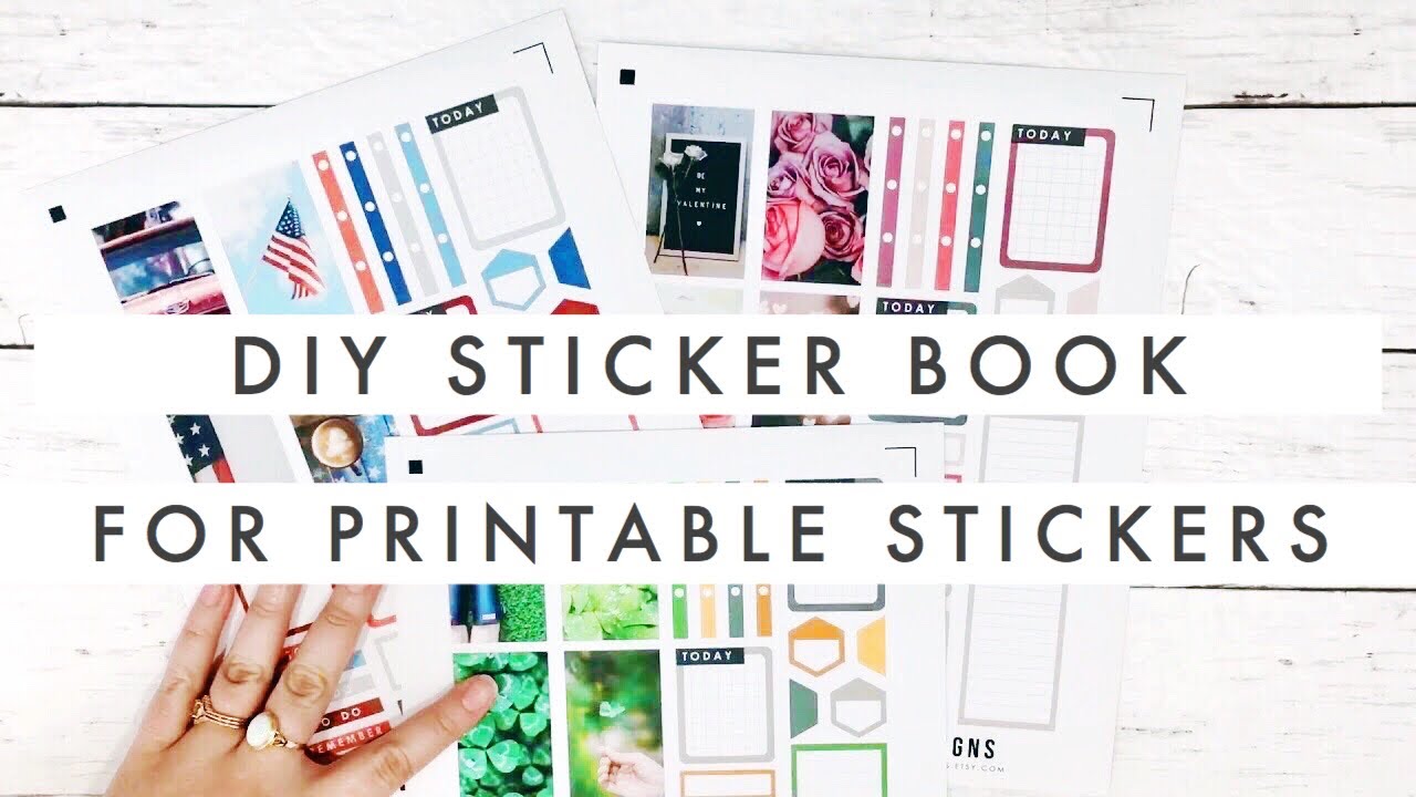 DIY Reusable Sticker Book: Flip through & Tutorial 