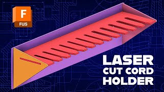 Fusion 360 Cable Organizer: Parametric Laser-Cut Design (Beginner to Advanced)