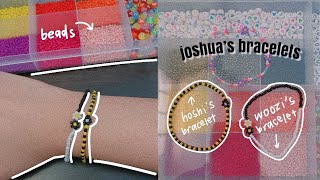 how to make beads bracelet💫 (seventeen joshua)