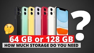 How Much iPhone Storage Do You Need? 64GB or 128GB? Is 64 GB iPhone Storage Enough?