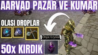 Rise Online Aarvad Pazar | 50x Yani 9 GB'LİK ONYX CRYSTAL KIRDIK | Upgrade ve PAZAR Bir Arada !