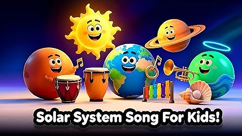 Solar System Planets Song for Kids & Toddlers 🌞🪐| Fun 3D Space Dance & Learning Adventure
