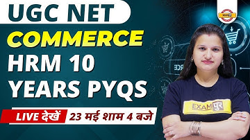 Ugc Net Commerce | HRM 10 Years Previous Year Question Paper And Answers | HRM PYQ | By Pooja Mam
