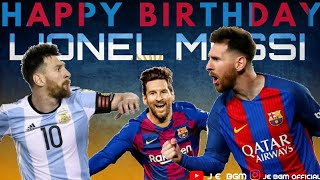 Happy birthday messi ...
