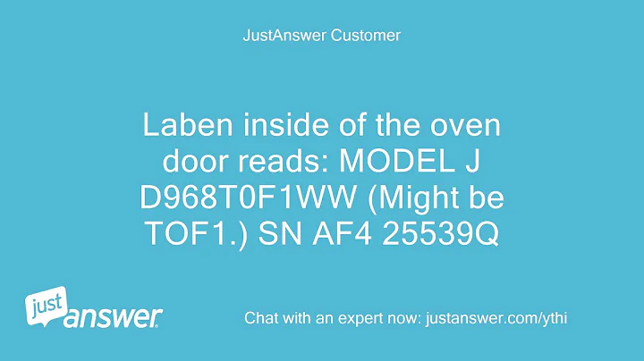 GE profile oven gives error code F0 (or FO)