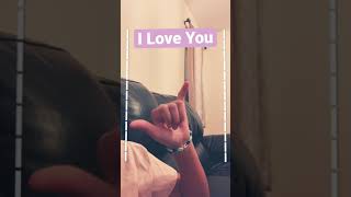 I Love You In Sign Language | Subcribe 😃