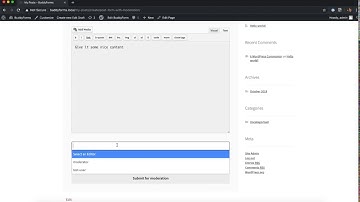 Moderate new Posts from the Frontend in WordPress with BuddyForms Moderation